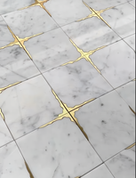 Mosaico de piedra natural, azulejo de suelo Retro, cuchillo de agua artesanal, azulejo decorativo para cocina, baño, habitación, pared de fondo Interior