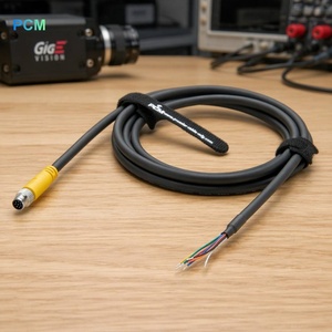 Kabel Trigger GPIO I/O M8 8-Pin A-Code Male ke Open End 26AWG Terlindung Fleksibel Tinggi Kompatibel dengan Kamera LUCID Vision Edmund Optics - Product Image 1