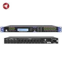 Procesador de Altavoces DSP Digital de 4 Entradas y 8 Salidas con Software de Retardo y Ecualizador Sistema de Sonido para Gestión de Audio