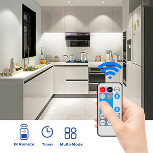 Hiện Đại 24V LED Hộ Gia Đình Tủ Ánh Sáng Thiết Lập 3000K-6500K Trắng Bóng Đèn PC Cơ Thể Dễ Dàng Cài Đặt Cảm Ứng Điều Khiển Từ Xa USB Điện - Product Image 4