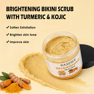Gommage Corporel Éclaircissant 150g à <span class=keywords><strong>Prix</strong></span> de Gros, Acide Kojique et Curcuma, pour Zones Intimes, Éliminateur de Bosses et Exfoliant Corporel - Product Image 2