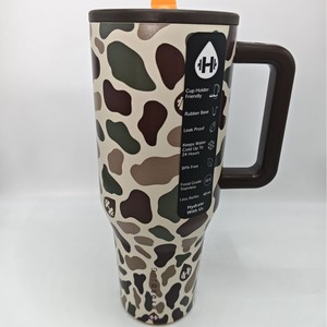 32oz & 40oz Large Capacity Car Tumbler With Handle Leakproof Sealed Lid Vacuum <b>Insulated</b> <b>Mug</b> - Product Image 5