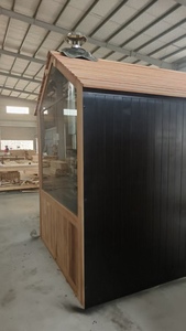 Riscaldamento <span class=keywords><strong>a</strong></span> <span class=keywords><strong>legna</strong></span> in cedro rosso canadese della nuova cabina all'aperto pura del produttore professionale. <span class=keywords><strong>Sauna</strong></span> all'ingrosso della fabbrica - Product Image 3