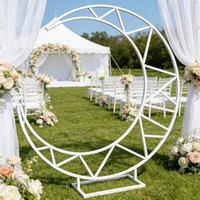 Nouvelle Arche de Fond en Fer Écologique pour Décoration de Scène de Mariage et Accessoires de Fond