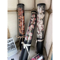 Fenêtre transparente pour la saint-valentin imei, boîte ronde, emballage de roses, coffrets à la mode et populaires pour un Bouquet de fleuriste, coffret cadeau pour une chevelure florale