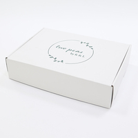 Boîte cadeau en papier pliable avec Logo de société, boîte-cadeau personnalisée pliante en forme de cercle pour la vente