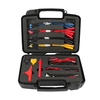 AUTOOL Kit de 48 Câbles de Test de Circuit Automobile en Silicone avec Fiches Banane et Pinces Crocodiles pour Multimètre