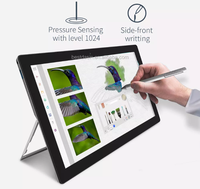 Tablette Tactile 2026 avec Clavier Détachable et Stylet, Windows 11, PC Tablette 2-en-1, 4 Go + 64 Go / 4 + 128 Go, Quad Core Professionnel pour le Divertissement