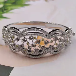 Bracelete, pulseira da moda semi-montagem-diamante-pulseira cad joias design artesanal pedra de corte ova natureza pulseiras & braceletes