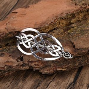 Pasador de Pelo Nórdico Vikingo con Nudo Celta, Pinza de Pelo Antigua, Clip de Pelo Nórdico, Regalo Escandinavo con Diseño de Thor, Odín y Freya - Product Image 4