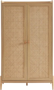 Usine en stock Assemblage facile Grande canne en <span class=keywords><strong>rotin</strong></span> <span class=keywords><strong>Armoire</strong></span> pour enfant en bois avec double porte et étagère réglable quantité minimale de commande 10 pièces - Product Image 4