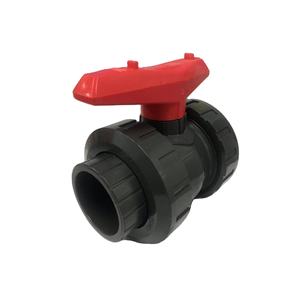 DIN SCH 80 DN50 <span class=keywords><strong>2</strong></span> \ "ทรูยูเนี่ยนบอลวาล์วสีดำเทา <span class=keywords><strong>PVC</strong></span> PN16 <span class=keywords><strong>2</strong></span><span class=keywords><strong>นิ้ว</strong></span>คู่มือ upvc บอลวาล์วสำหรับน้ำปรับแต่งได้สำหรับ OEM - Product Image 5