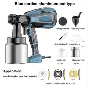 Pistolet à peinture électrique portable haute puissance 1100W, pulvérisateur sans air, outils de peinture, débit réglable, machine à pulvériser de la peinture au latex - Product Image 6