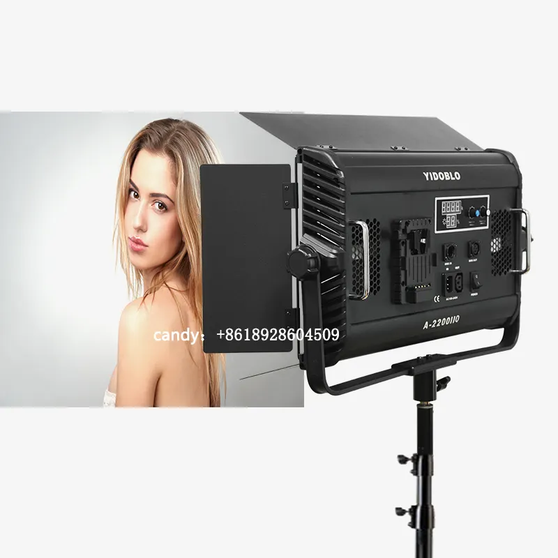 最高の価格100WLED写真スタジオフィルムライト3200K-3500Kソフトパネルデイライト0-99% 明るさポートレート撮影