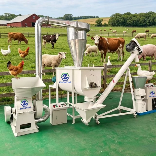 New Good Feedback Animal Feed Processing Machine for Poultry Livestock Pelleting Granulating Feed Mill Plant Chicken Cow