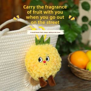 Le Ji Er Muñeco <span class=keywords><strong>de</strong></span> Peluche con Aroma Simulado <span class=keywords><strong>de</strong></span> Granja y Huerto, Pera y Aguacate, Colgante para Mochila y Decoración <span class=keywords><strong>de</strong></span> Escritorio 10-13cm - Product Image 5