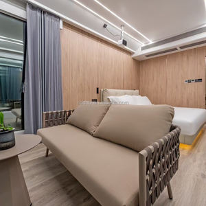 <span class=keywords><strong>Maison</strong></span> capsule spatiale moderne et hôtel préfabriqué avec un intérieur entièrement meublé pour les centres de villégiature - Product Image 5