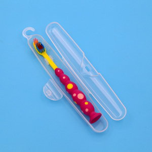 Kinder Zahnbürste transparente Schachtel PP Halter faltbarer Hülle Wandern tragbare Schachtel professionelle Fabrik GMP820 Prüfung bestand - Product Image 4