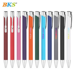 Роскошная фирменная металлическая ручка для стилуса, персонализированная многофункциональная шариковая ручка с мягким прикосновением 1,0 мм, рекламная ручка с логотипом - Product Image 2