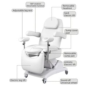 Fauteuils d'<span class=keywords><strong>examen</strong></span> gynécologique multifonctionnels électriques personnalisés, canapé médical, lit d'<span class=keywords><strong>examen</strong></span> gynécologique électrique - Product Image 5