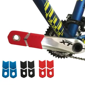 Nome do Produto: Silicone Bike Crank Botas À Prova de Poeira Tampa Bota MTB Estrada Da Bicicleta Da Manivela Braço Proteger