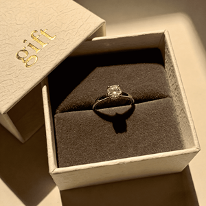 กล่องใส่เครื่องประดับกำมะหยี่หรูหราแบบกำหนดเอง กล่องใส่แหวนกระดาษรีไซเคิลรักษ์โลก สำหรับบรรจุภัณฑ์ของขวัญงานหมั้นงานแต่งงาน - Product Image 2