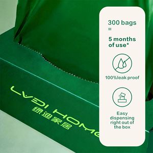 Bolsas para excrementos de perros y gatos, portátiles, duraderas, con bloqueo de olores, biodegradables, en rollo, al por mayor - Product Image 5