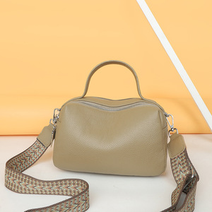 Nuevo Bolso Bandolera de Cuero con Correa Ancha para Mujer, Bolso Satchel de Cuero PU para Dama, Bolso de Hombro para Mujer - Product Image 1