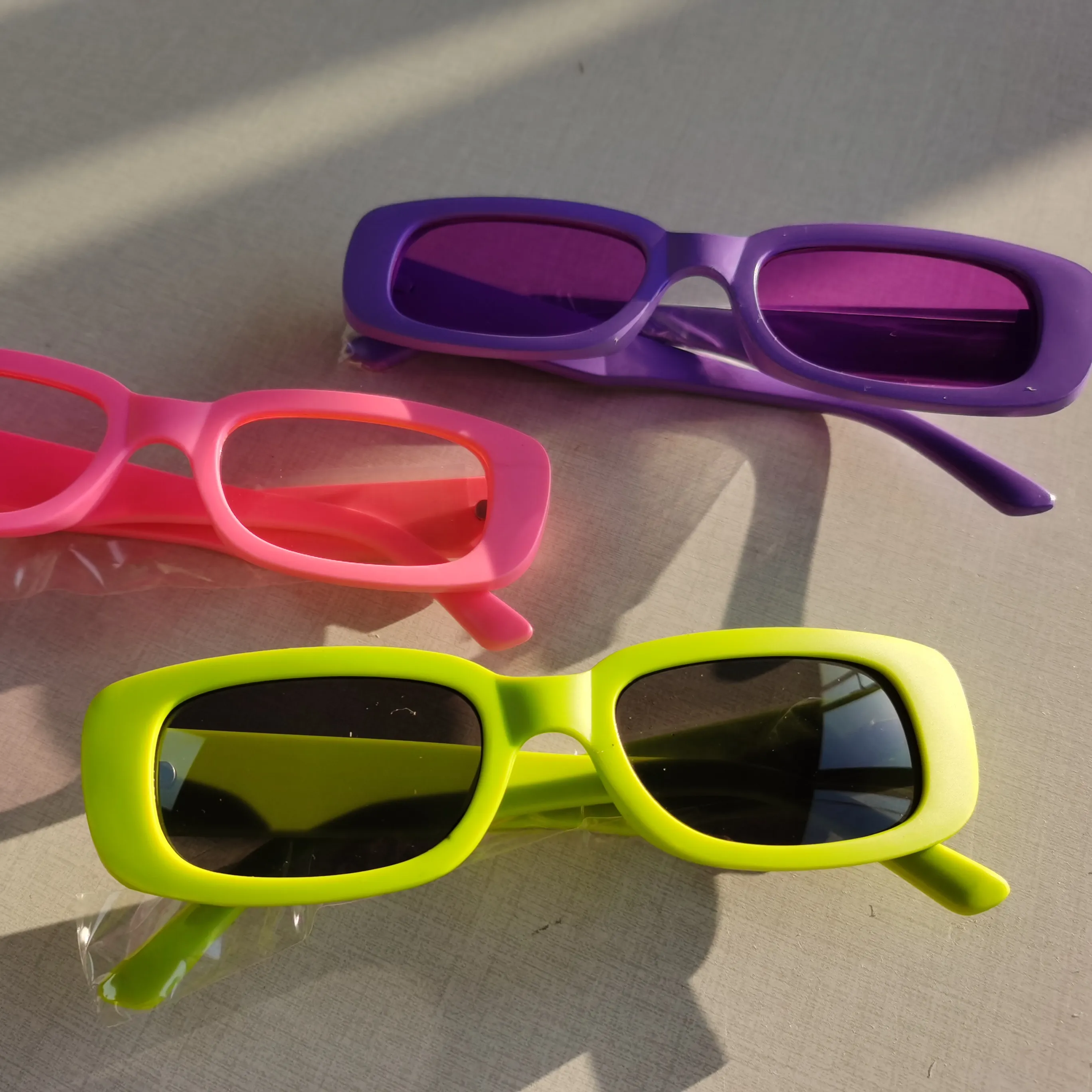 Lbashade Small Rectangle Sunglasses Women Vintage Brand Designer Square Sun Glasses Shades Female UV400