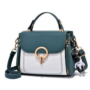 New Fashion Splicing Small <b>Square</b> Bag Female Plaid High Quality Casual Shoulder Bag - Product Image 1