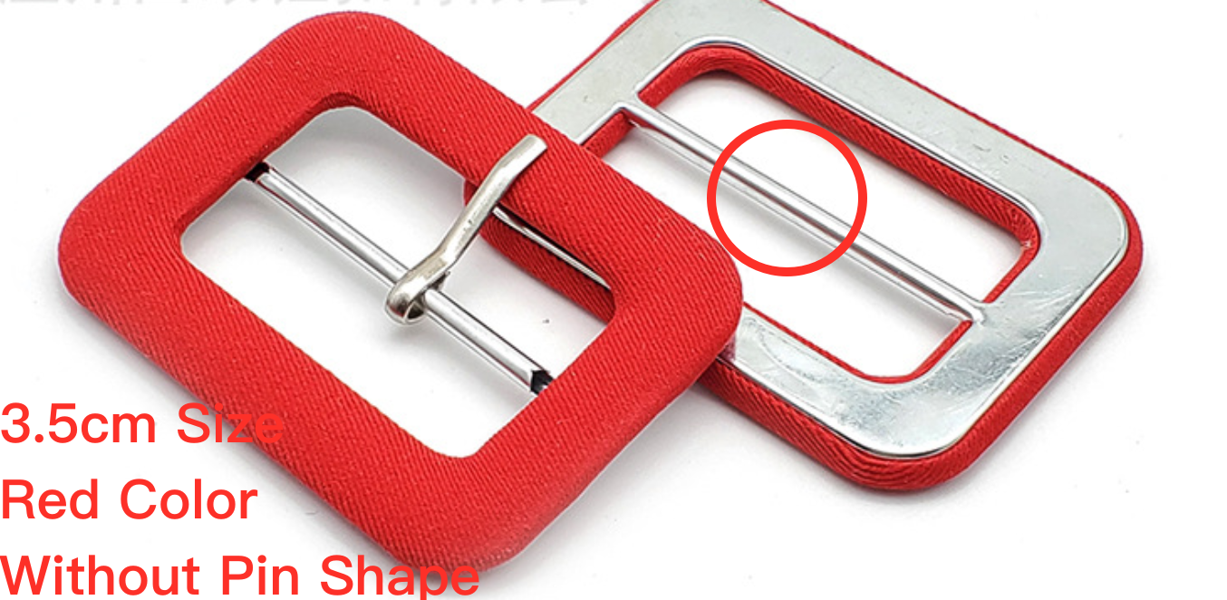 Colore rosso 3,5 cm senza spilla
