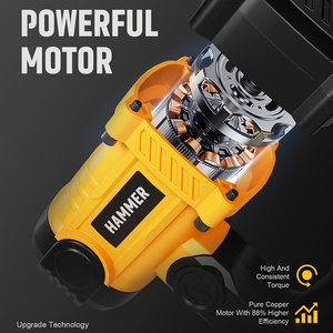 Heavy-duty Industrial-grade Hammer <strong>Drill</strong> Concrete <strong>Electric</strong> Hammer <strong>Drill</strong> Adjustable <strong>Electric</strong> Hammer <strong>Drill</strong> for Renovation Work - Product Image 3