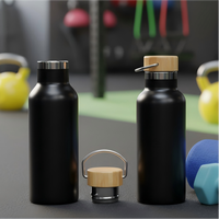 Harga Pabrik Murah Desain Minimalis Ramah Lingkungan Termos Flask Stainless Steel Dinding Ganda Vakum Terisolasi Tahan Panas 6-12 Jam