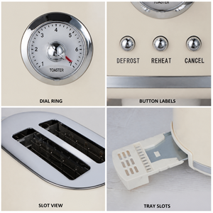 Hocheffizienter Schnellbackender Intelligenter Zeitgesteuerter Edelstahl-<span class=keywords><strong>Toaster</strong></span> mit Mehreren Einstellbaren Stufen und Geräuscharmem Betrieb - Product Image 3