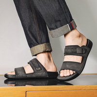 Sandales Boken à enfiler : Nouvelle tendance estivale, succès de mode en ligne, confortables, semelle souple, parfaites pour la plage