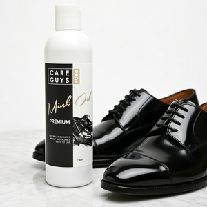 Mink Oil Liquid 236ml Leather Restorer and Moisturizer for Worn <strong>Scuffed</strong> and Faded Shoes - Product Image 2
