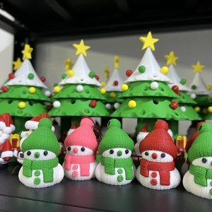 Modèle miniature festif à assembler soi-même, idées de cadeaux souvenirs personnalisés, jouet imprimé en 3D avec des pièces mobiles - Product Image 1