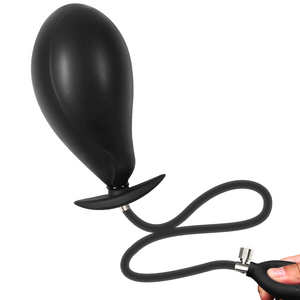 Plug Anale in Silicone Liquido Nero Impermeabile per Donne, Gancio a <span class=keywords><strong>Luna</strong></span> Gonfiabile, Accessorio per Masturbazione e Flirt - Product Image 5