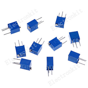 50 개 3266W 멀티 턴 전위차계 모듬 키트 <span class=keywords><strong>1K</strong></span> 2K 5K 10K 20K 50K 100K 200K 500K 1M 가변 저항 세트 - Product Image 3