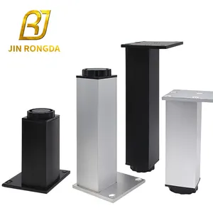 Jongrongda 핫 세일 금속 소파 발 가구 하드웨어 높이 조절 가능한 소파 다리