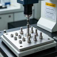 Kit de vis de fixation de culasse sur mesure usinées CNC par électroérosion à fil, en acier haute résistance, pour moteur, haute qualité
