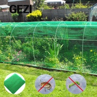 Filet de protection anti-insectes pour serre agricole, mailles 60, vert et bleu, pour légumes
