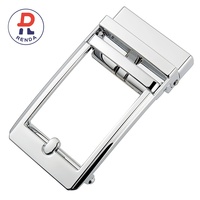 Boucle de ceinture automatique à cliquet en alliage de zinc pour ceintures en cuir pour hommes, vente en gros