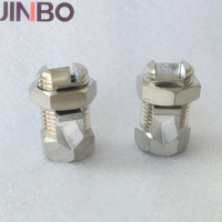 Conector de Perno Partido de Latón Chino Económico, Conector de Cable Eléctrico, Abrazadera de Unión de Cables, 50mm2