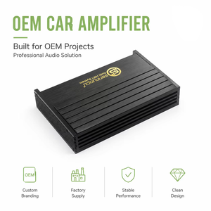 Amplificateur de <span class=keywords><strong>voiture</strong></span> OEM Sennuopu HQ-200.6A de classe D avec égaliseurs et crossovers haute performance - Product Image 1
