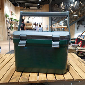 Caja de hielo verde de gran capacidad 15.1L con cuerpo inyectado de espuma y correas ajustables para <span class=keywords><strong>viajes</strong></span> - Product Image 2