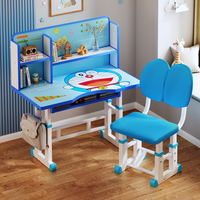 Ensemble chaise et bureau pour enfants LanRong LRDS005, hauteur réglable, siège rembourré doux, écologique, durable, pour l'école