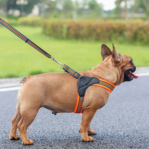 プルドッグハーネスなしBeejayペットハーネスベスト反射パッド入りフレンチブルドッグドッグハーネス - Product Image 1