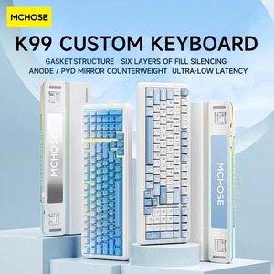 Clavier mécanique sans fil 2,4 G personnalisé pour jeux vidéo, avec éclairage LED RGB USB, Select K99, 75 % - Product Image 2