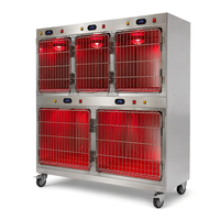 Cage de thérapie oxygénée et de réchauffement infrarouge professionnelle pour animaux de compagnie XY ACQY pour les cliniques vétérinaires et la convalescence